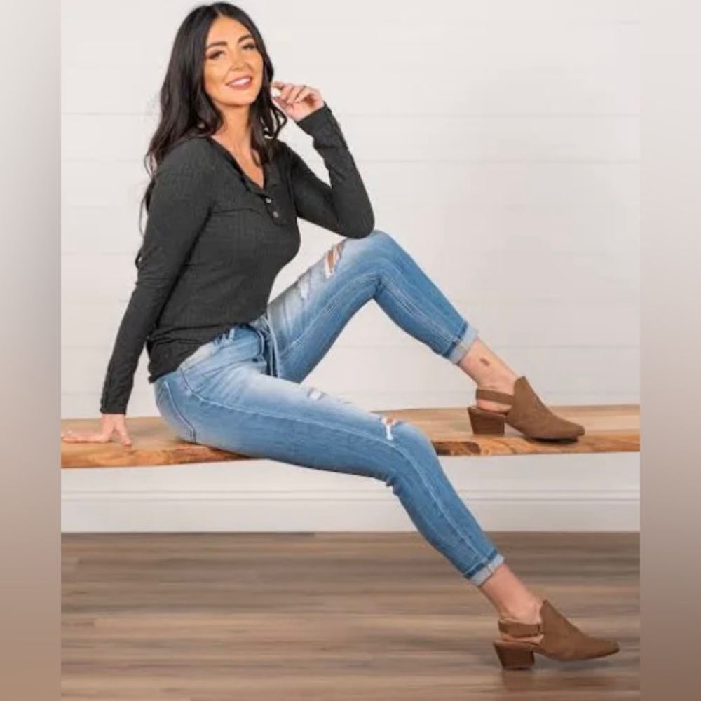 KanCan, Franklin High-Rise, Belted Skinny Jeans